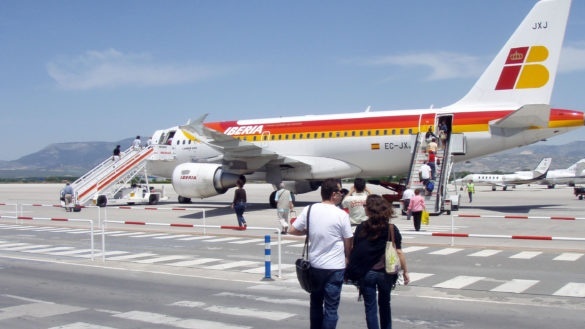 El coronavirus bloqueo los vuelos entre, Marruecos, Francia y España
