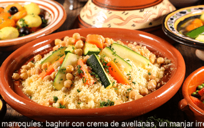 delicias marroquíes: baghrir con crema de avellanas, un manjar irresistible
