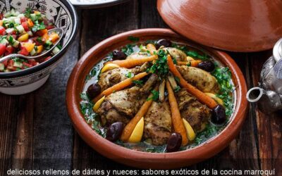 deliciosos rellenos de dátiles y nueces: sabores exóticos de la cocina marroquí